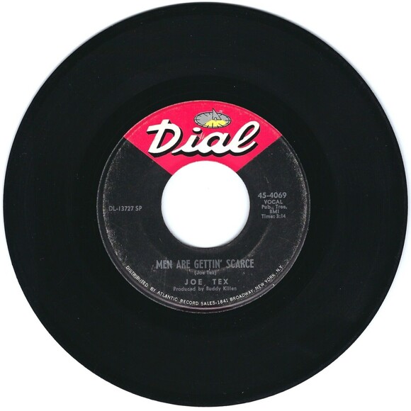 Joe Tex 45 Men Are Gettin' Scarce / You're Gonna Thank Me, Woman VG Funk '68 - Picture 2 of 2